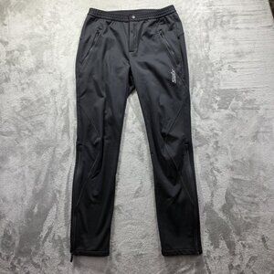 Swix Pants Mens Medium Black Lillehammer Softshell Cross Country Ankle Zips